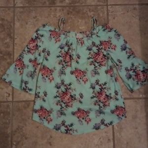 No Boundries(brand) Bubble top shirts.